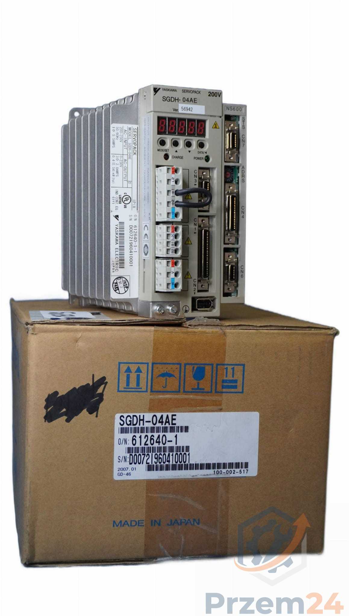 Yaskawa-SGDH-04AE-JUSP-NS600-SERVOPACK-W-AC-SERVO-DRIVE-New-in-box