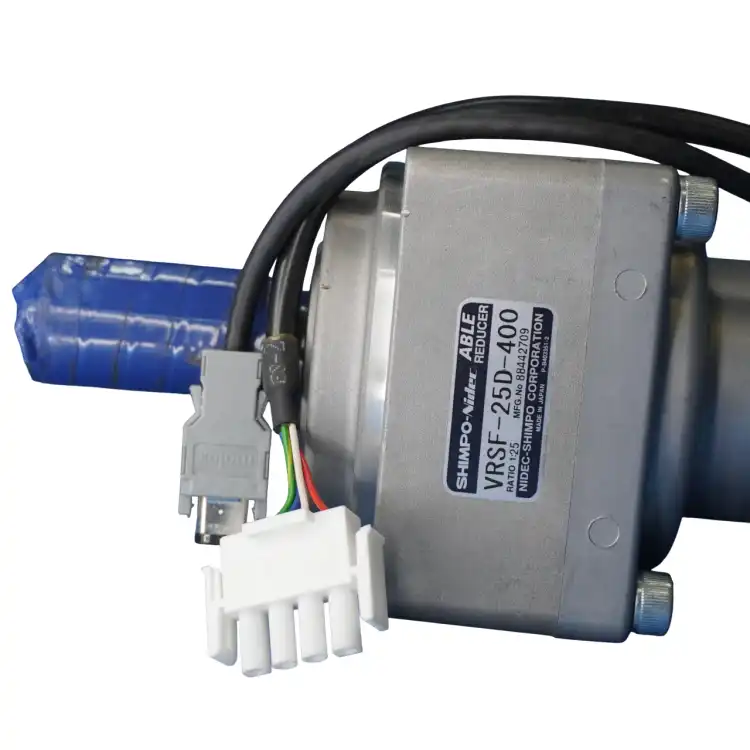 Yaskawa-SGMAH-04AAA61-SHIMPO-Nidec-VRSF-25D-400-Servo-motor-&-Able-reducer-NEW-7