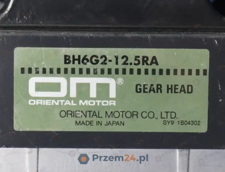 ORIENTAL-MOTOR-BH6G2-12.5RA-BHI62ST-G2-Induction-motor-w-gear-head-New-no-box-7