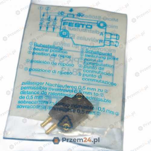 Festo-S-3-PK-3-B-7843-Micro-Stem-operated-Valve-New-in-box-2