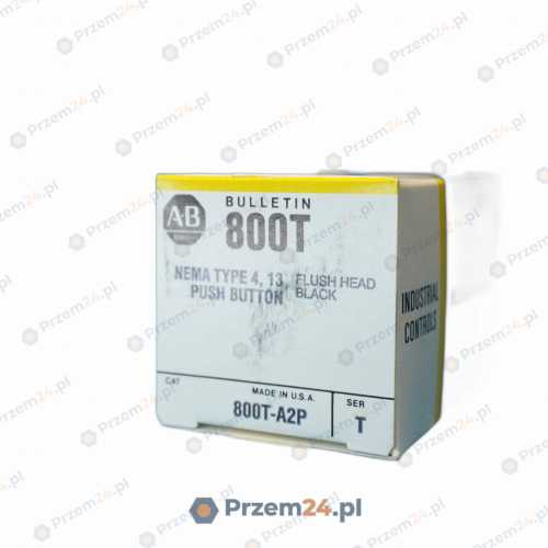 Allen-Bradley-800T-A2P-800TA2P-Head-Push-Button-BLACK-New-in-box