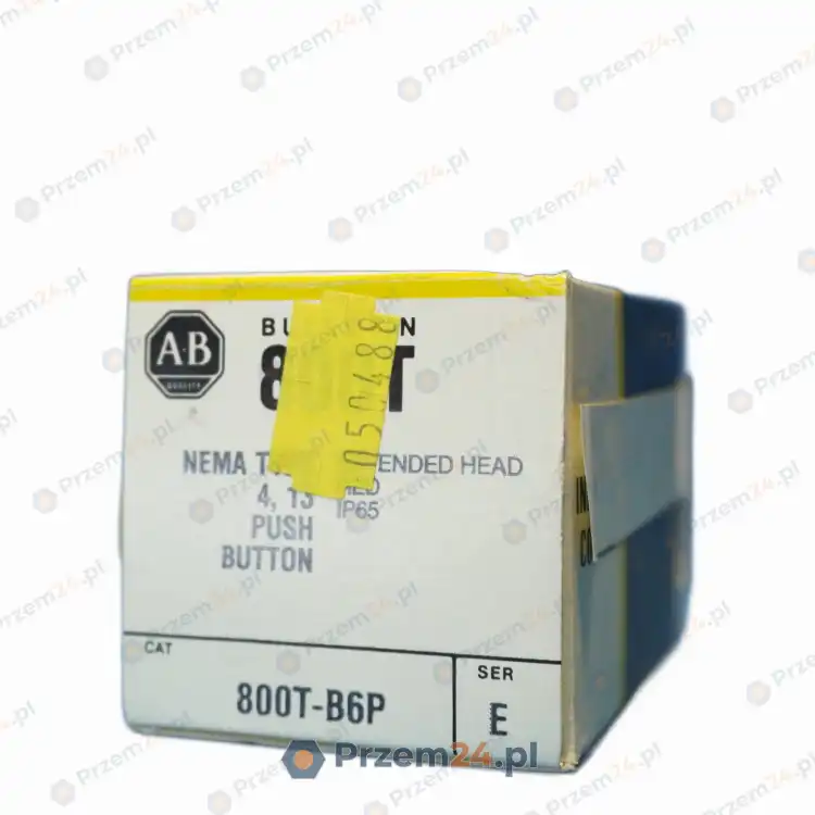 Allen-Bradley-800T-B6P-800TB6P-Head-Push-Button-RED-(LOT-OF-2)-New-in-box