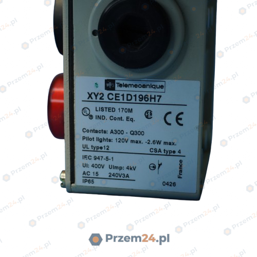 TELEMECANIQUE-XY2CE1D196H7-(XY2-CE1D196-H7)-Cable-Pull-Switch-New-no-box-2