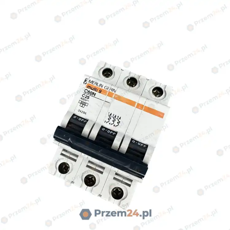 Merlin-Gerin-24286-Multi-9-C60N-C25-Circuit-breaker-400V-USED