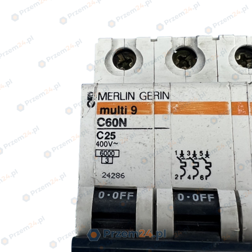 Merlin-Gerin-24286-Multi-9-C60N-C25-Circuit-breaker-400V-USED-2