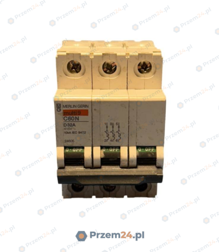 Merlin-Gerin-24605-Multi-9-C60N-D32A-Circuit-breaker-415V-USED