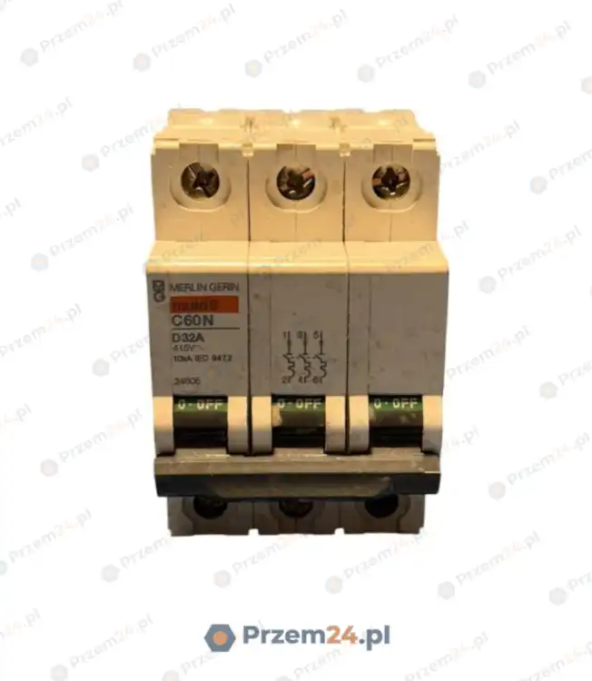 Merlin-Gerin-24605-Multi-9-C60N-D32A-Circuit-breaker-415V-USED
