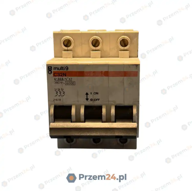 Merlin-Gerin-21678-C32N-U-32A-N42-Circuit-breaker-380V-USED