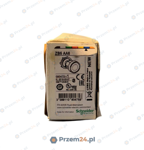 Schneider-ZB5-AA6-ZB5AA6-090475-Blue-non-illuminated-push-button-New