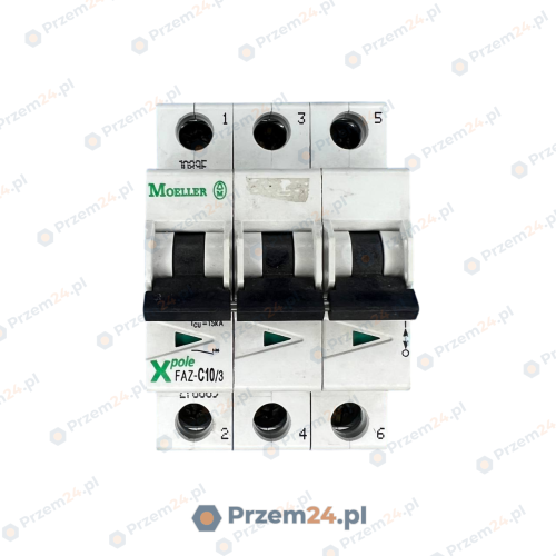 Moeller-FAZ-C10-3-Circuit-Breaker-USED