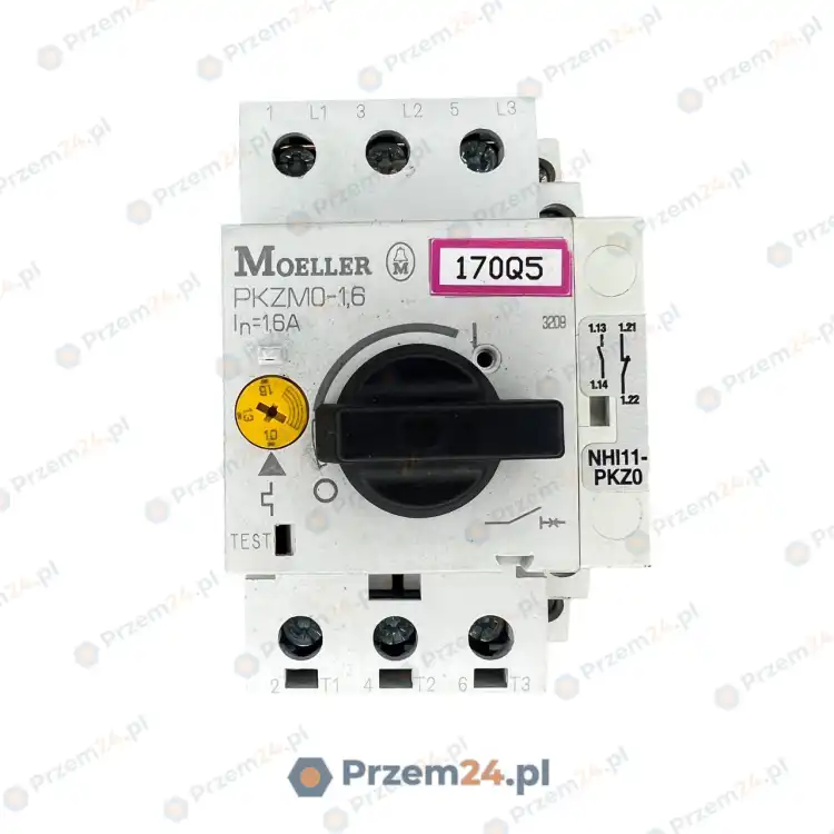 Moeller-PKZM0-1,6-w-NHI11-PKZ0-Circuit-Breaker-Used