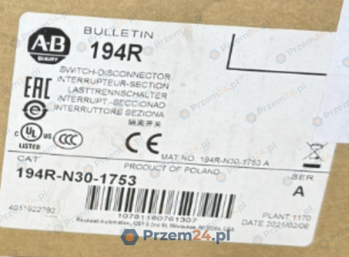 ALLEN-BRADLEY-194R-194R-N30-1753-194RN301753-Switch-Disconnector-New-in-box-2