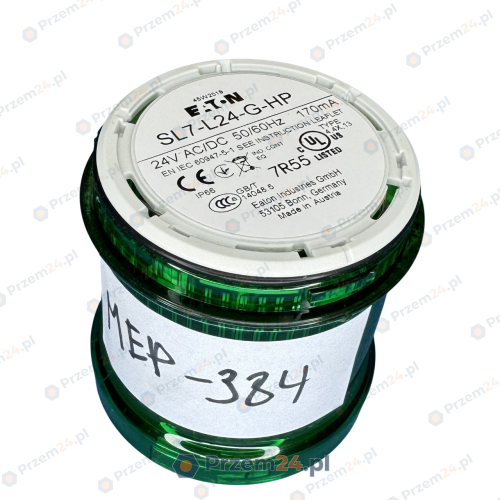 EATON-SL7-L24-G-HP-171428-LED-CONTINUOUS-LIGHT-GREEN-Used-2