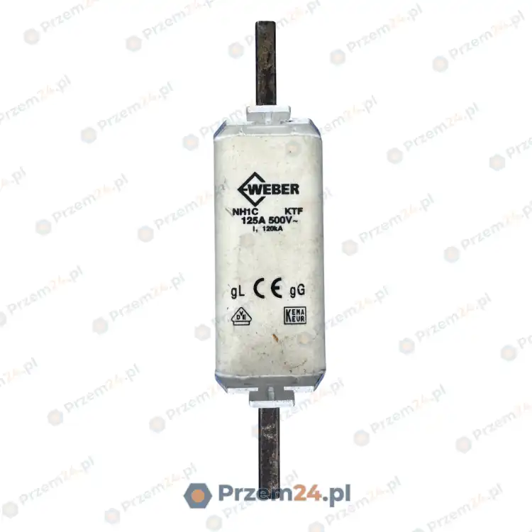 Weber-NH1C-Fuse-Link-KTF-125A-500V-Fuse-Link-USED