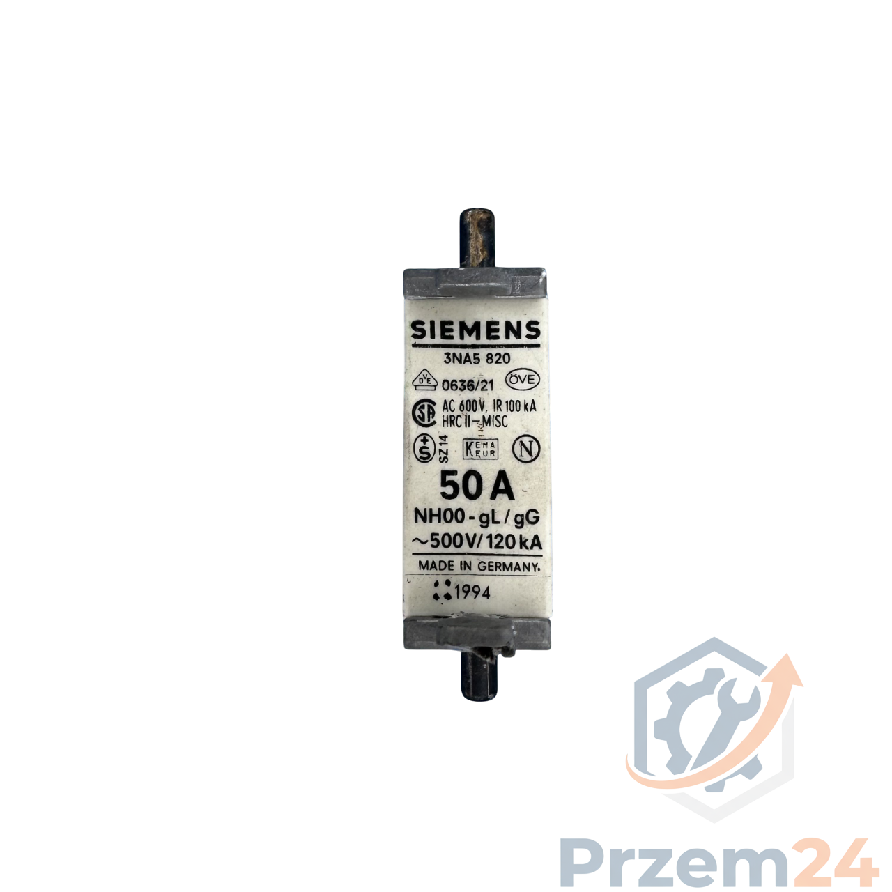 Siemens-3NA5-820-Fuse-50A-500V-120kA-USED