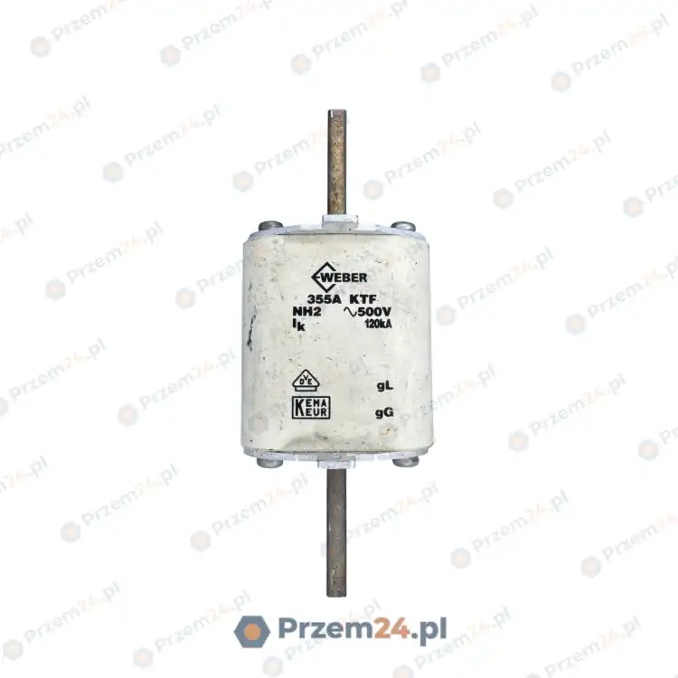 Weber-NH2-Fuse-355A-500v-120kA-USED
