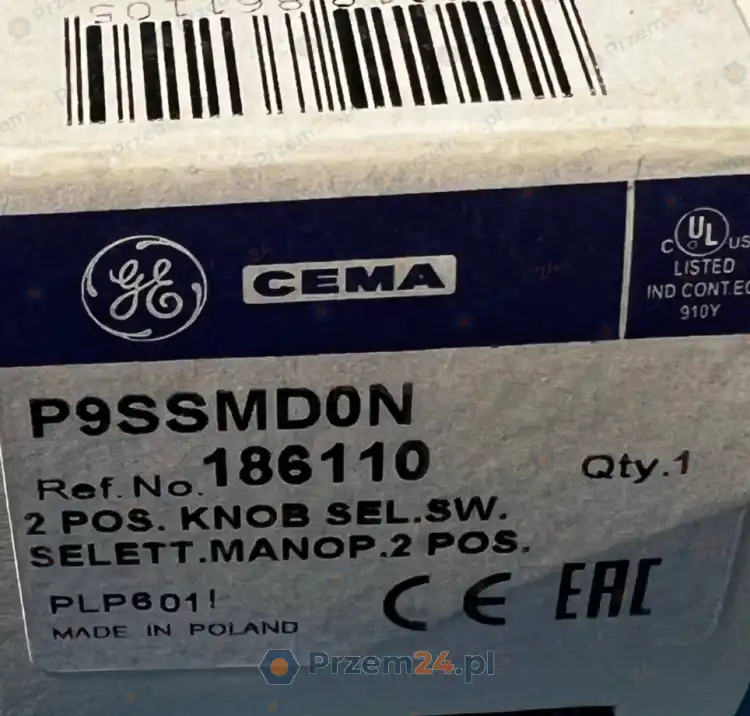 Cema-P9SSMD0N-186110-Selector-Switch-New-in-box-3
