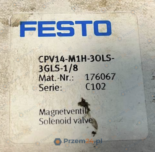 Festo-CPV14-M1H-3OLS-3GLS-1-8-176067-Solenoid-valve-–-New-in-box-2