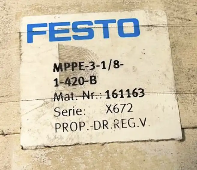 Festo-MPPE-3-1-8-1-420-B-161163-Proportional-Valve-New-in-box-2