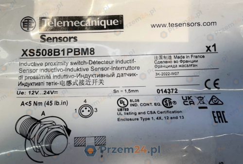 Telemecanique-XS508B1PBM8-Inductive-Proximity-Switch-New-in-box-2