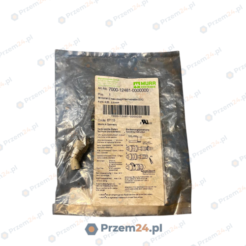 Murr-7000-12481-0000000-Circular-Connector-New-in-box