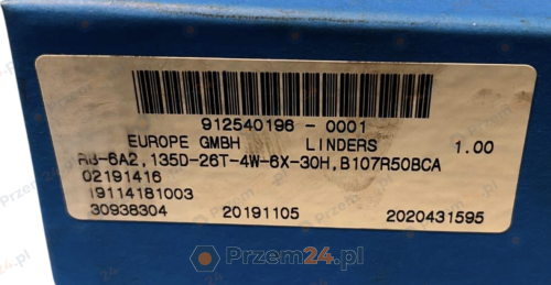 Linders-B107-135D-26T-4W-6X-30H-RB6A2-Grinding-Wheel-New-in-box-2