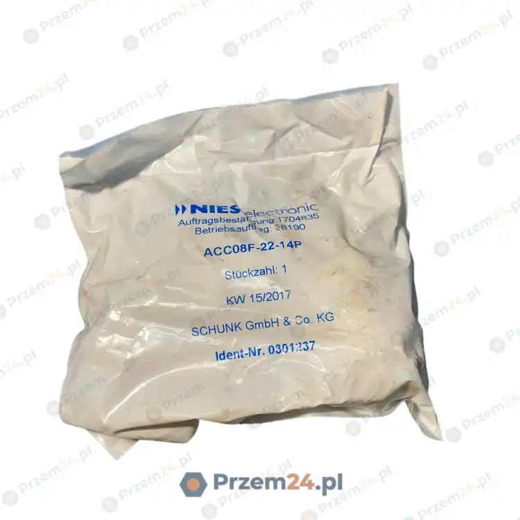 Nies-Schunk-ACC08F-22-14P-0301237-Connector-New-in-box
