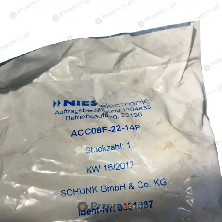 Nies-Schunk-ACC08F-22-14P-0301237-Connector-New-in-box-2