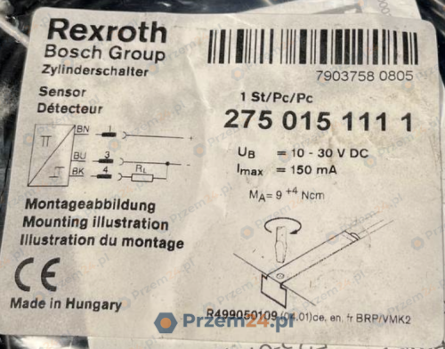 Rexroth-275-015-111-1-2750-1-5111-1-2750151111-Sensor-10-30-VDC-New-in-box-2