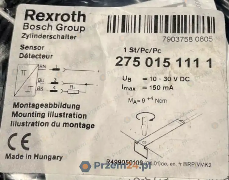 Rexroth-275-015-111-1-2750-1-5111-1-2750151111-Sensor-10-30-VDC-New-in-box-2