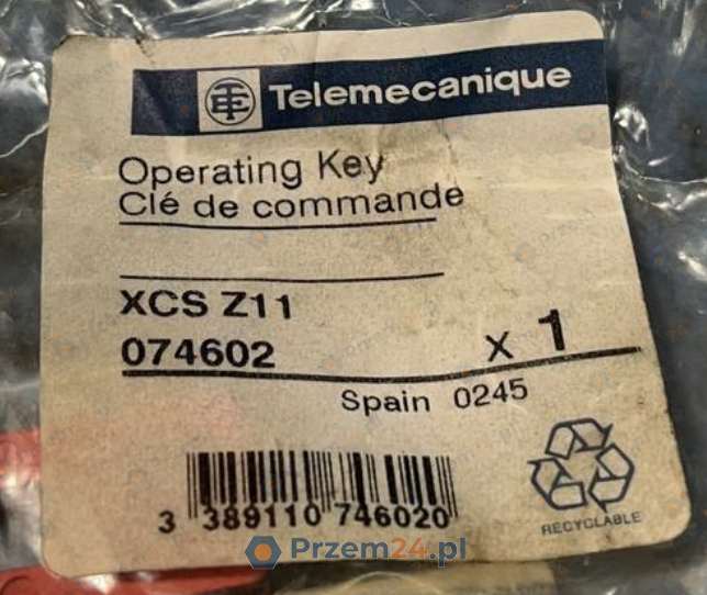 Telemecanique-XCS-Z11-XCSZ11-074602-Operating-Key-(x5-pieces)-New-in-box-2