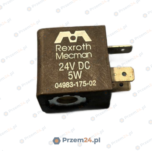 Rexroth-Mecman-04983-175-02-0498317502-Solenoid-Coil-24V-DC-5W-New-no-box