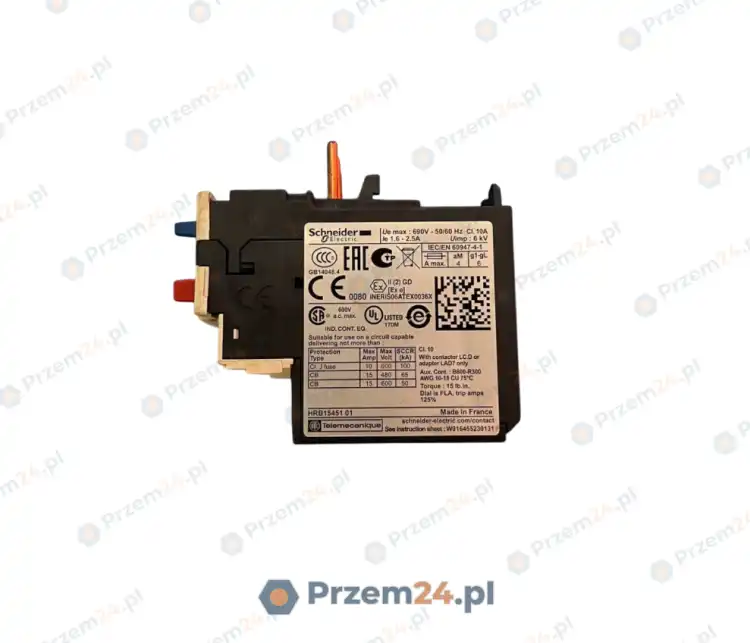 Schneider-LRD07-Overload-Relay-1.6-2.5A-New-no-box-8