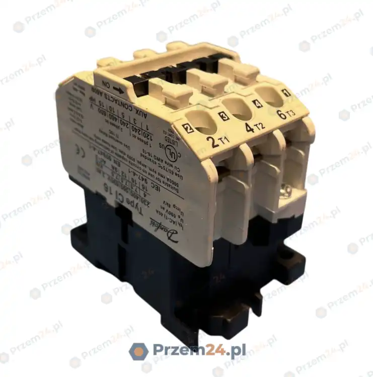 Danfoss-037H0041-Contactor,-24V-Coil,-16A,-3-Pole-New-in-box-5