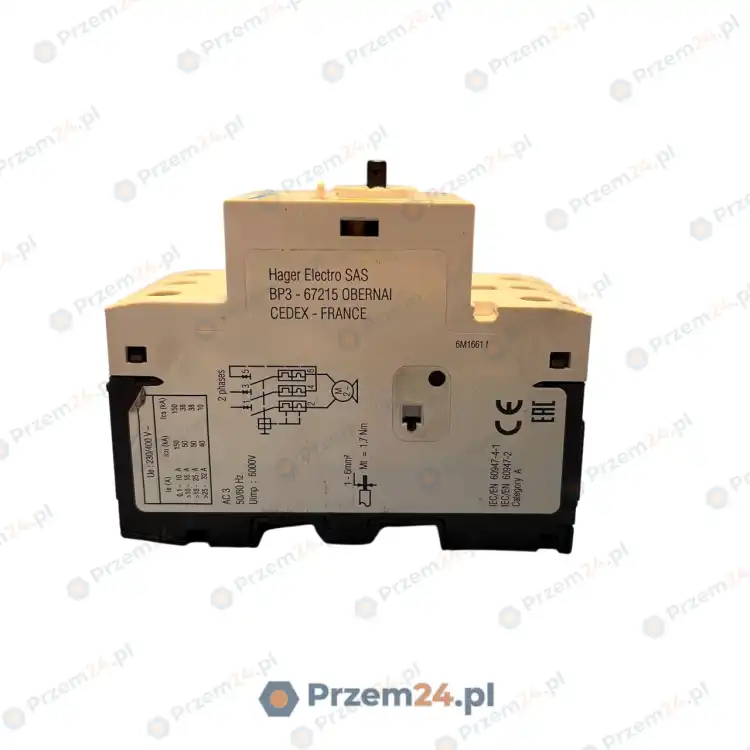 Hager-MM508N-Circuit-Breaker-2.5-4.0A-–-Used-3