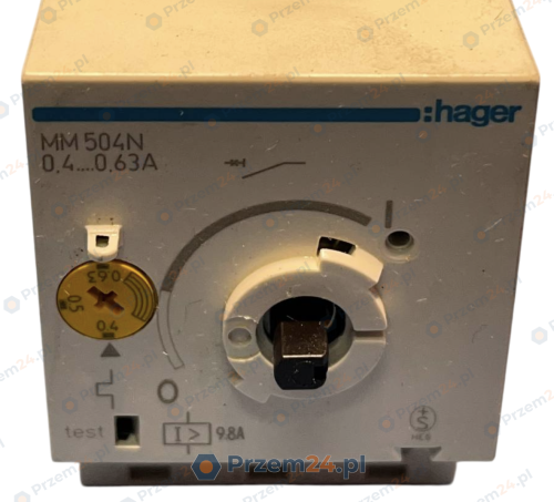 Hager-MM504N-Motor-protection-Circuit-breaker-0,63A-Used-2