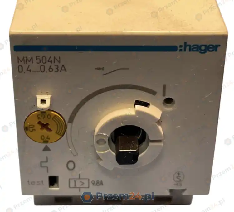Hager-MM504N-Motor-protection-Circuit-breaker-0,63A-Used-2