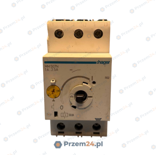 Hager-MM507N-Motor-protection-Circuit-breaker-2,5A-Used