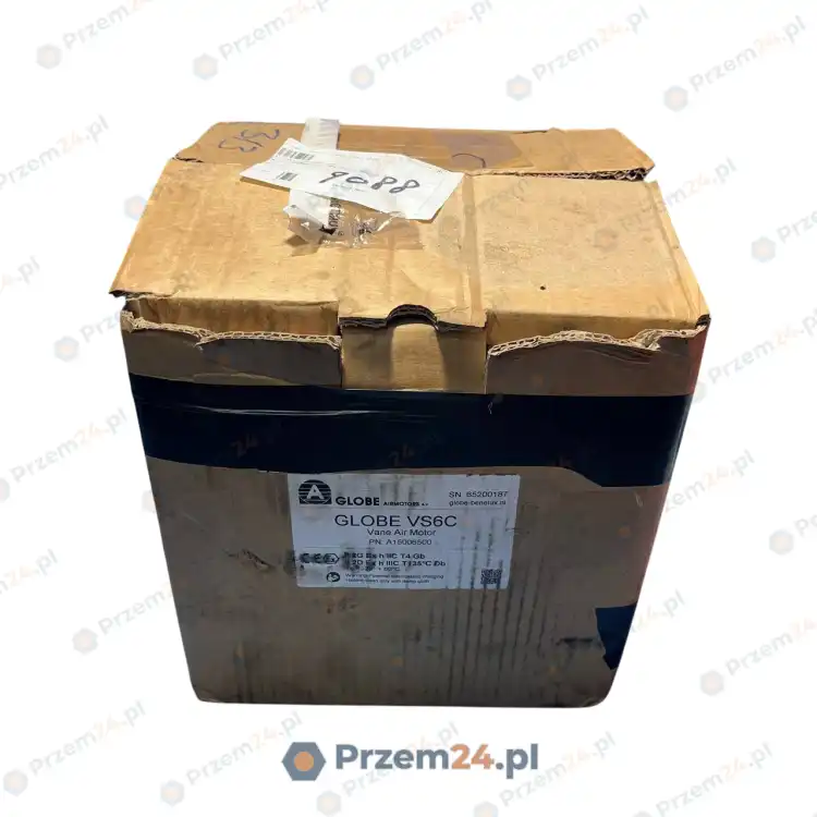 Globe-VS6C-A15006500-Vane-Air-Motor-3.4kW-10.5Nm-3000rpm-New-in-box-8