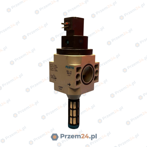 Festo-HEE-D-MIDI-24-P443-172959-MSEB-3-24DC-Shut-off-valve-with-coil-Used-2