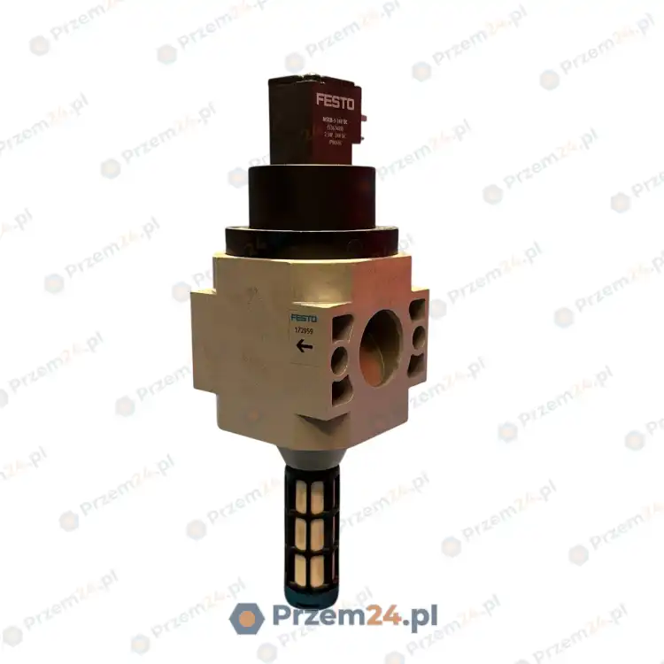Festo-HEE-D-MIDI-24-P443-172959-MSEB-3-24DC-Shut-off-valve-with-coil-Used-4