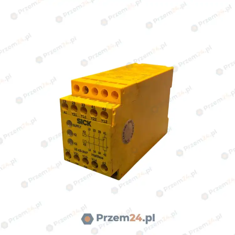 Sick-UE43-3MF2D3-6024897-Safety-Relay-(broken-DIN-rail-mounting-clip)-Used-2