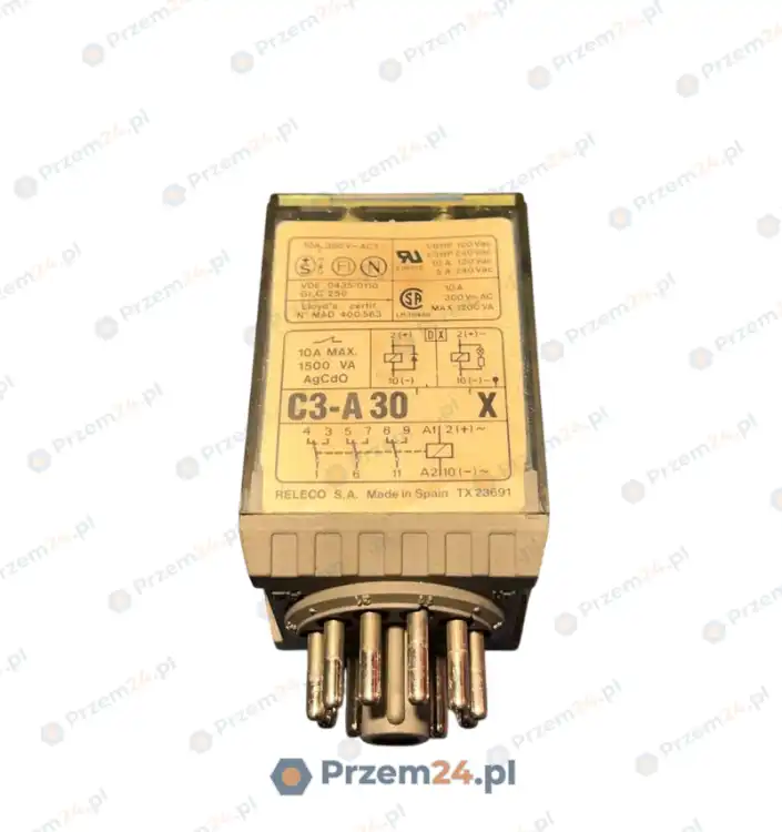 Releco-C3-A-30-X-C3-A30X-Power-Relay-(3-pieces)-Used-8
