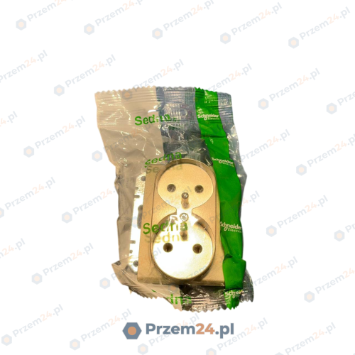 Schneider-SDN2800968-Sedna-16A-double-grounded-socket,-satin-–-New-in-box