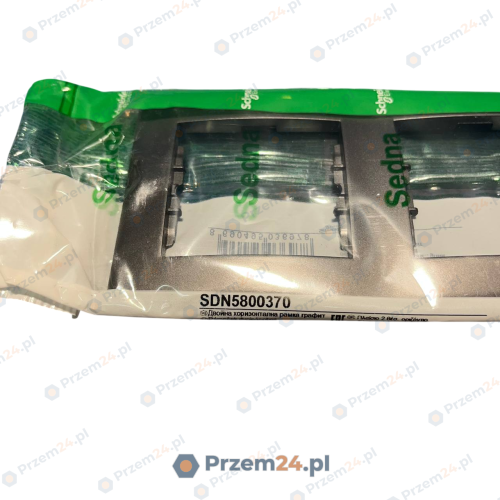 Schneider-SDN5800370-Sedna,-2-gang-horizontal-frame,-graphite-–-New-in-box-2