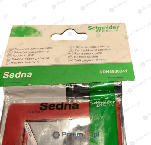 Schneider-SDN5800241-Sedna,-1-gang-frame,-red-–-New-in-box-2