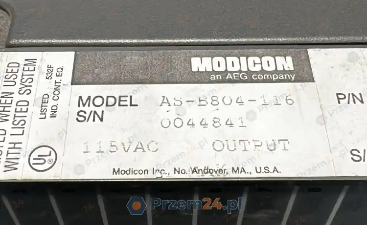 AEG-Modicon-AS-B804-116-ASB804116-Output-Module-115-VAC-Used-5