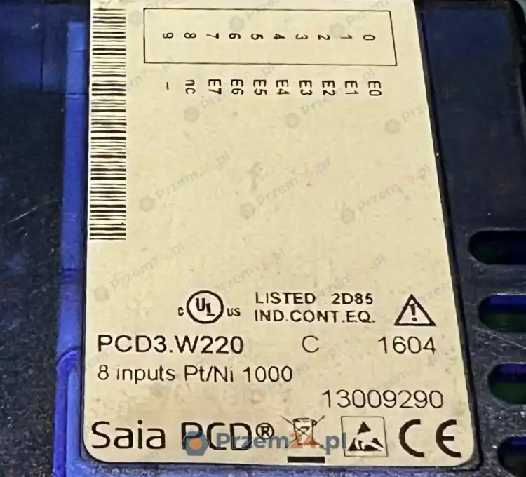 Saia-PCD3.W220-Analog-Input-Module-8-inputs-Pt-Ni-1000-Used-5