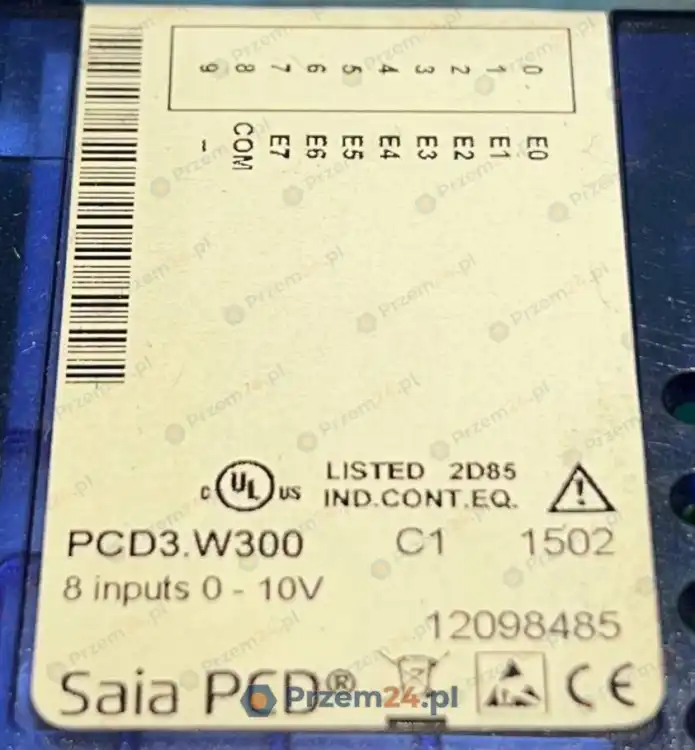 Saia-PCD3.W300-Analog-Module-8-inputs-0-10V-Used-5