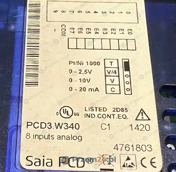 SAIA-PCD3.W340-Analog-Input-Module-8-Inputs-Analog-Used-5